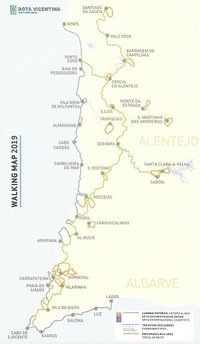 Rota Vicentina Map